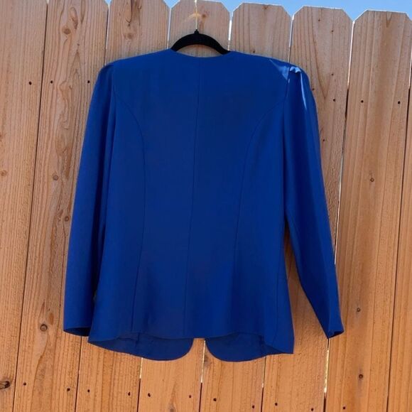 Take 50% OFF- In The Mood Blue Women's Jacket, Size-10 - Picture 5 of 6